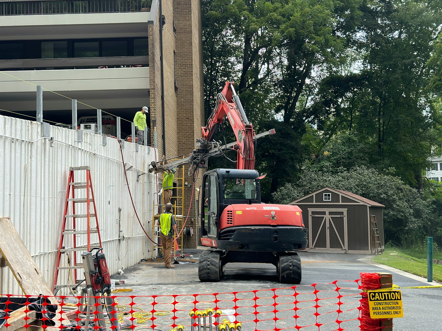 concrete pouring in Derry
